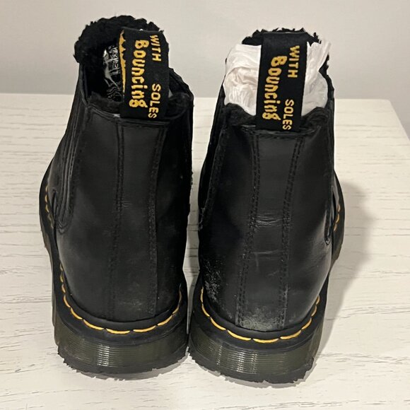 2976 Grizzly Fleece Lined Chelsea Boots in Black Size 8 - Picture 4 of 6